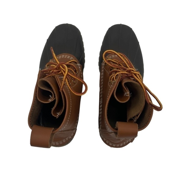 L.L.Bean Brown Original Waterproof Lace Up Duck Boots Size 7 Women's - Picture 5 of 14